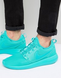Зеленые кроссовки Nike Roshe Two 844656-300 - Зеленый