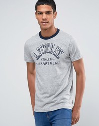 Облегающая футболка с принтом A.Fitch NY Abercrombie &amp; Fitch - Серый