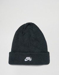 Зеленая шапка-бини Nike SB Fisherman 628684-364 - Зеленый
