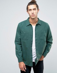 Рабочая рубашка классического кроя Brixton Blake - Зеленый