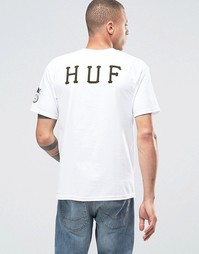 Футболка с принтом сзади HUF Classic H - Белый