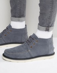 Нубуковые ботинки чукка Toms - Серый