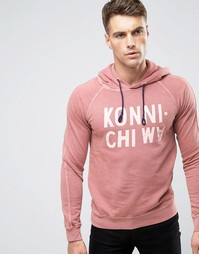 Худи с принтом Scotch and Soda - Розовый