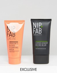 Увлажнение и основа Nip &amp; Fab эксклюзивно для ASOS - Основа Viper Venom Micro Blur и маска Dragons Blood - СКИДКА 43 - Бесцветный Nip+Fab