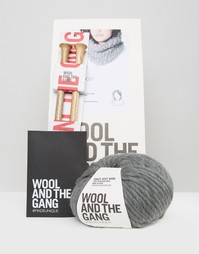 Набор для вязания шарфа-снуд Wool &amp; The Gang - Серый