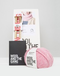 Набор для вязания шарфа-снуд Wool &amp; The Gang - Розовый