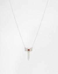 Ожерелье с бантиком Les Nereides - Серебряный