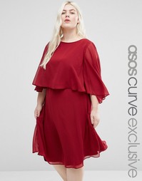 Платье миди ASOS CURVE - Красный