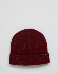 Красная шапка-бини из овечьей шерсти Jack Wills - Красный