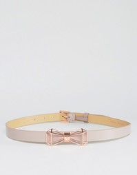 Ремень с геометрическим бантиком Ted Baker - Фиолетовый