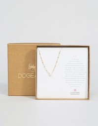 Позолоченное ожерелье ограниченной серии Dogeared Pearls of Love - Серебряный
