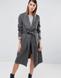 Пальто Selected Foby - Серый