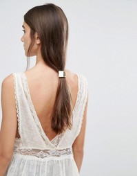 Резинка для волос с металлической отделкой Orelia - Золотой