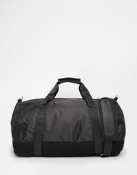 Черная атласная сумка с сетчатой вставкой Mi-Pac - Черный