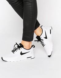 Черно-белые кроссовки Nike Air Max Thea - Белый