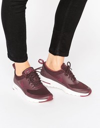 Бордовые кроссовки Nike Air Max Thea - Красный