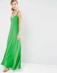 Платье макси с перекрещивающимися лямками сзади Ted Baker Desile - Зеленый