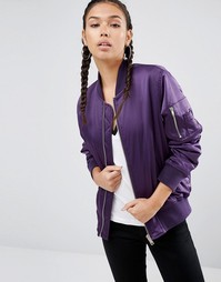 Куртка-пилот ASOS Ultimate - Фиолетовый