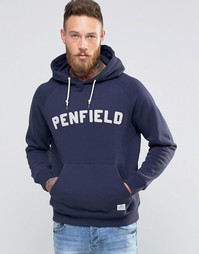 Худи с логотипом Penfield Starkville College - Темно-синий