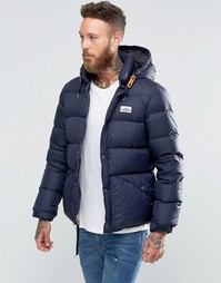 Стеганая дутая куртка со съемным капюшоном Penfield Bowerbridge - Темно-синий