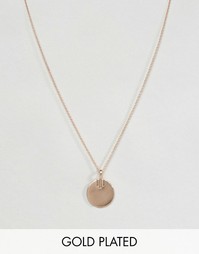 Покрытое розовым золотом ожерелье Pieces &amp; Julie Sandlau Jane - Золотой