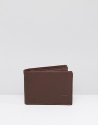 Кожаный бумажник G-Star Barran - Коричневый