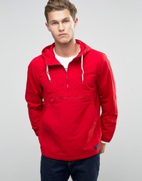 Красный анорак через голову Abercrombie &amp; Fitch - Красный