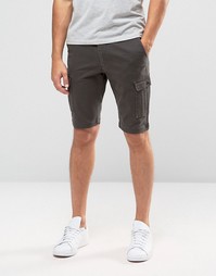 Зауженные шорты-карго Jack &amp; Jones - Черный