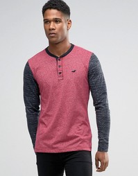 Серое поло слим Hollister - Серый