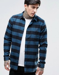 Рубашка в клетку Dr Denim Chris - Зеленый