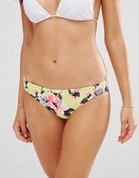 Плавки бикини с цветочным принтом Seafolly Vintage Vacay - Желтый