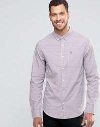 Рубашка слим в клеточку Original Penguin - Фиолетовый