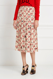 Шелковая юбка Gucci