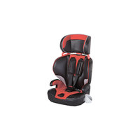 Автокресло CS901 W4VR 9-36 кг., Geoby, черный с красными вставками