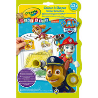 Раскраска с фигурными наклейками "Щенячий патруль" Crayola
