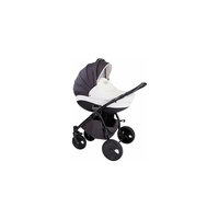Коляска 2 в 1 Zippy New, Tutis, серый/белый