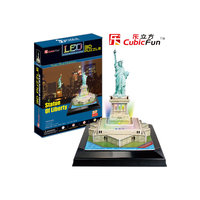 Пазл 3D "Статуя Свободы с иллюминацией  (США)", CubicFun