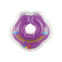 Круг для купания с погремушкой внутри Baby Swimmer, фиолетовый