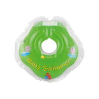 Круг для купания с погремушкой внутри Baby Swimmer, салатовый