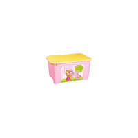 Ящик для игрушек 555х390х290 мм, Пластишка, розовый