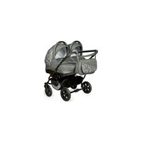 Коляска 2 в 1 для двойни INDIGO DUO Color R 11, Indigo, серый/город