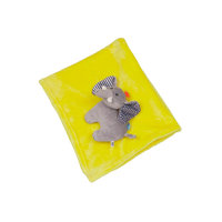 Одеяло с игрушкой Слон, Zoocchini, жёлтый