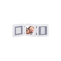 Фоторамка тройная, Baby Art, белый, подложка серая