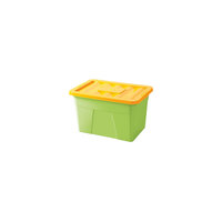 Ящик для игрушек на колесах 600х400х360 мм, Пластишка, зеленый