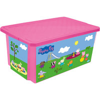 Ящик для хранения игрушек "X-BOX" "Свинка Пеппа" 57л, Little Angel, розовый