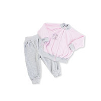 Комплект для девочки: брюки и толстовка Lucky Child