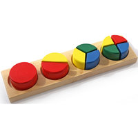 Дроби малые 1 (круг), Мир деревянных игрушек МДИ