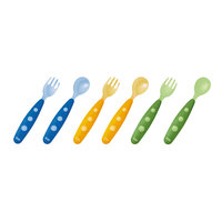 Мини столовый прибор пластиковый Easy Learning 2 предмета с 8 мес, NUK
