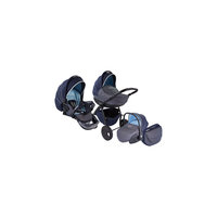 Коляска 3 в 1 Zippy Silver New, Tutis, темн. синий