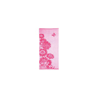 Полотенце махровое Цветник 50*90, Любимый дом, розовый